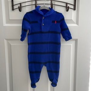 Ralph Lauren size 3 months long sleeve footed onesie